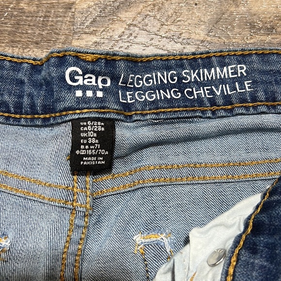 GAP Legging Skimmer siz 6/28 mid-rise - Picture 2 of 3
